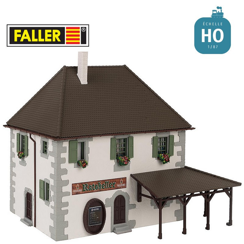 Auberge de campagne Veltins HO Faller 130619 - Maketis