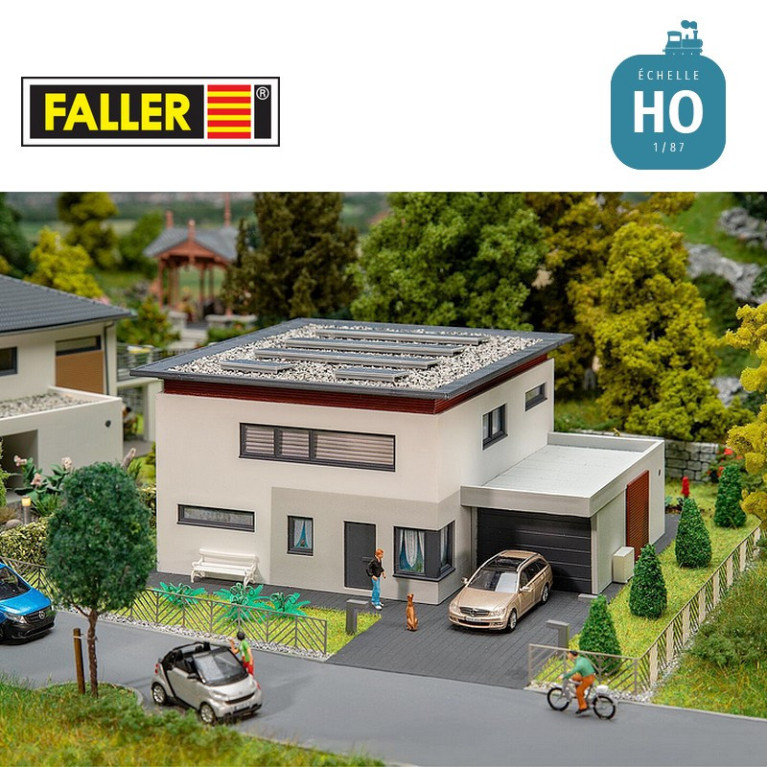 Habitation moderne WeberHaus Villa HO Faller 130638 - Maketis Habitation moderne WeberHaus Villa HO Faller 130638 - Maketis