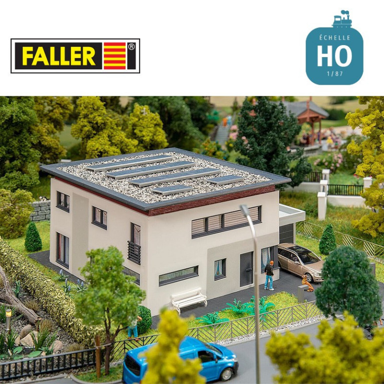 Habitation moderne WeberHaus Villa HO Faller 130638 - Maketis Habitation moderne WeberHaus Villa HO Faller 130638 - Maketis