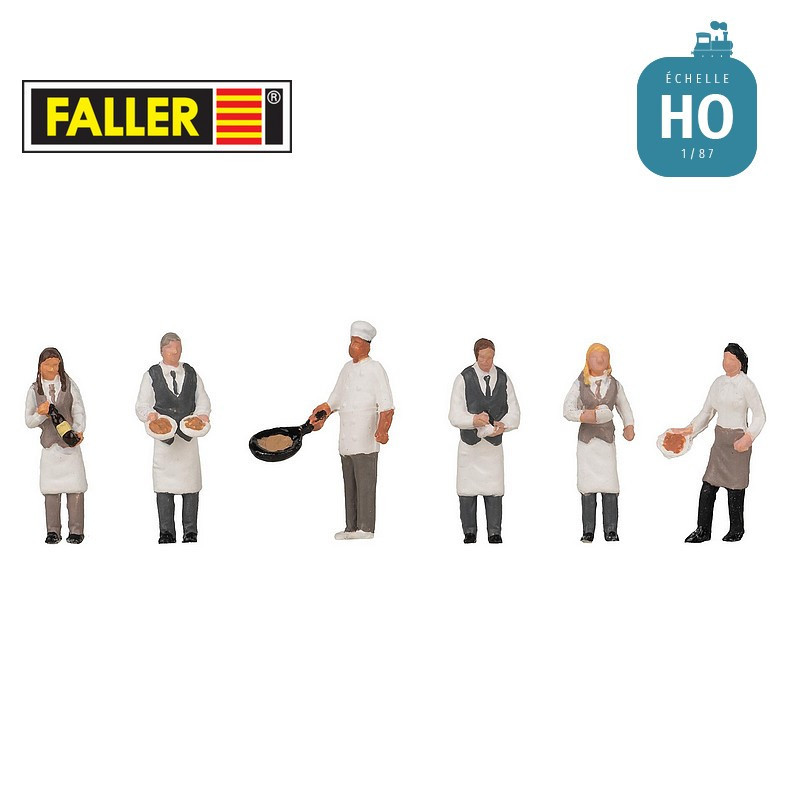 Personnel de restauration HO Faller 151692 - Maketis