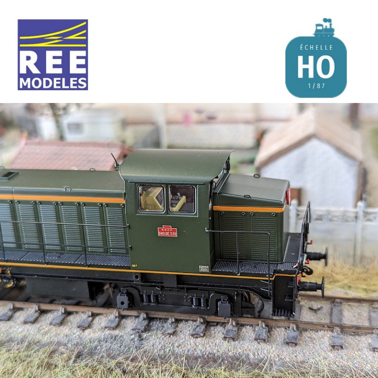 Locomotive Diesel 040 DE 532 Livrée d'origine région Ouest SNCF Ep III Digital son HO REE JM-007S - Maketis