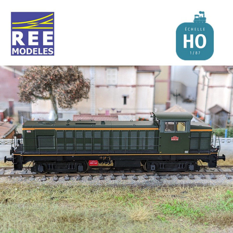 Locomotive Diesel 040 DE 532 Livrée d'origine région Ouest SNCF Ep III Analogique HO REE JM-007 - Maketis