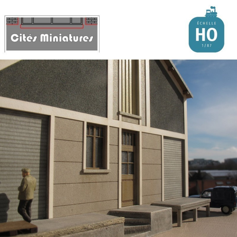 Coopérative Agricole bâtiment Faible Profondeur échelle HO Cités Miniatures BV-051-FP-HO - Maketis Coopérative Agricole bâtiment Faible Profondeur échelle HO Cités Miniatures BV-051-FP-HO - Maketis