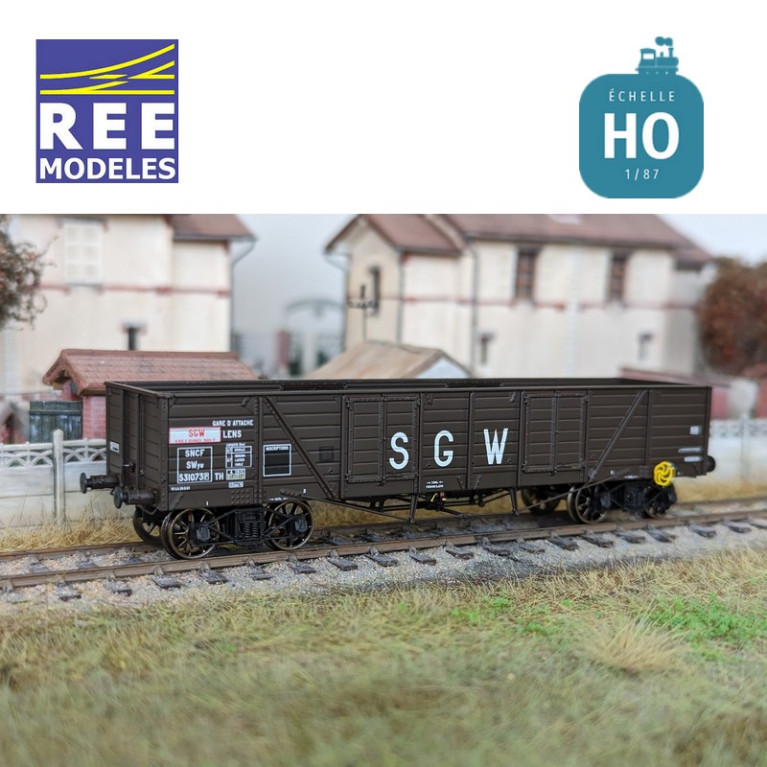 Wagon tombereau TP SGW Ep III HO REE WB-853 - MAKETIS Wagon tombereau TP SGW Ep III HO REE WB-853 - MAKETIS