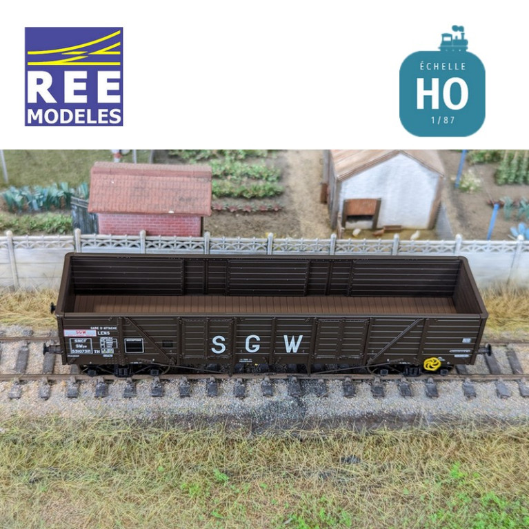Wagon tombereau TP SGW Ep III HO REE WB-853 - MAKETIS Wagon tombereau TP SGW Ep III HO REE WB-853 - MAKETIS