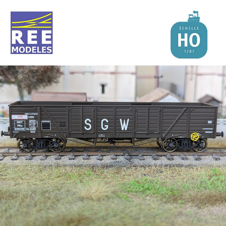 Wagon tombereau TP SGW Ep III HO REE WB-853 - MAKETIS Wagon tombereau TP SGW Ep III HO REE WB-853 - MAKETIS