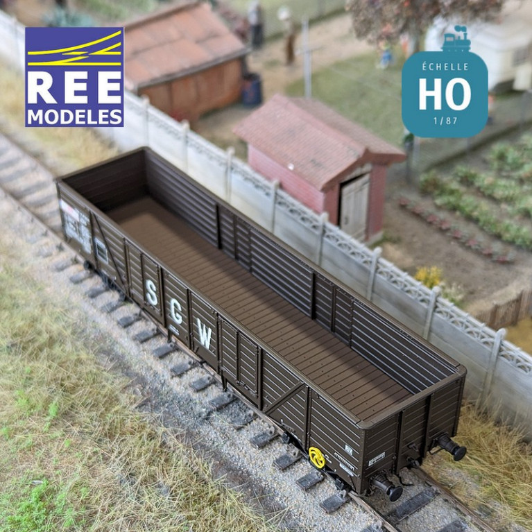 Wagon tombereau TP SGW Ep III HO REE WB-853 - MAKETIS Wagon tombereau TP SGW Ep III HO REE WB-853 - MAKETIS