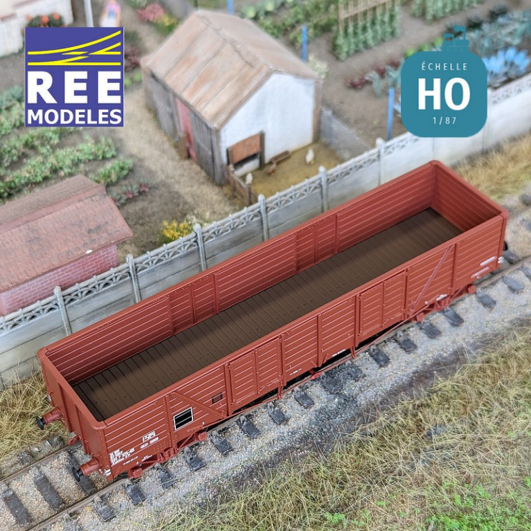 Wagon tombereau TP SNCF Ep IV HO REE WB-857 - MAKETIS