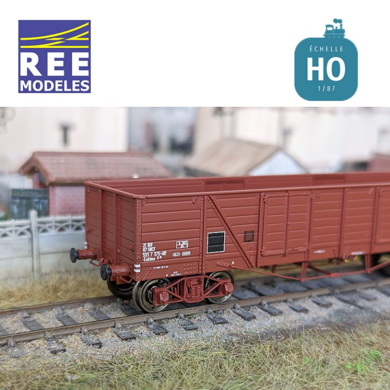 Wagon tombereau TP SNCF Ep IV HO REE WB-857 - MAKETIS
