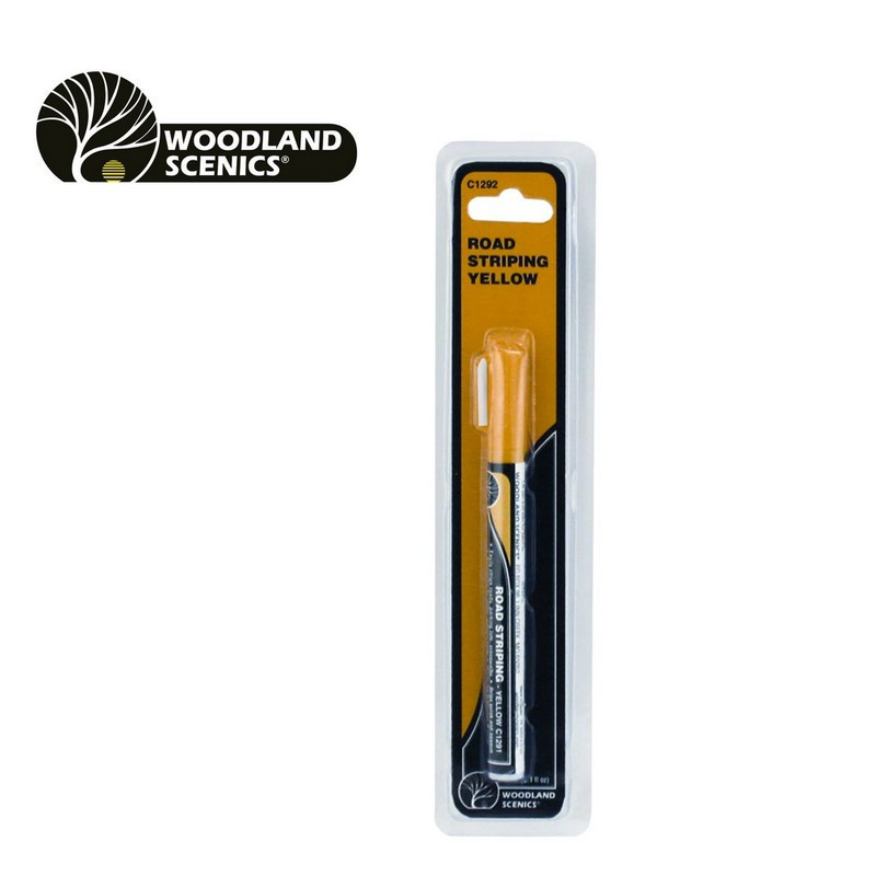 Feutre de marquage routier jaune Woodland Scenics C1292-Maketis