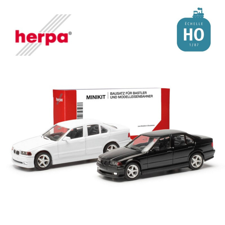 Voitures BMW Série 3 E36 AC Schnitzer 2 pcs MiniKit HO Herpa 013925 - Maketis