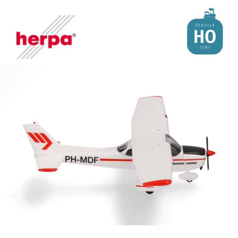 Avion Martinair Flight Academy Cessna 172 (Reims F172) HO Herpa 019477 - Maketis
