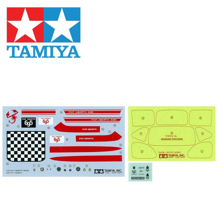 Voiture Fiat Abarth 695 SS 1/24 Tamiya 24173 - Maketis