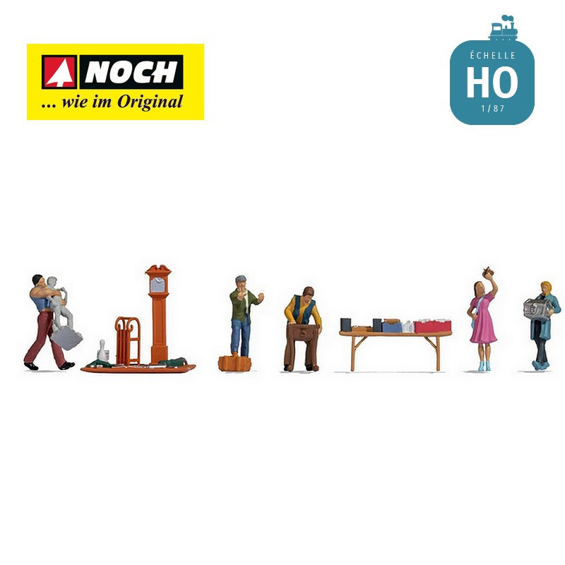 Figurines thématiques « Marché aux puces »  HO Noch 16280