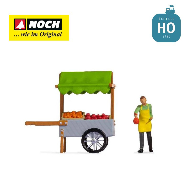 Tiny-Scenes « Stand de fruits » HO Noch 16501 - Maketis