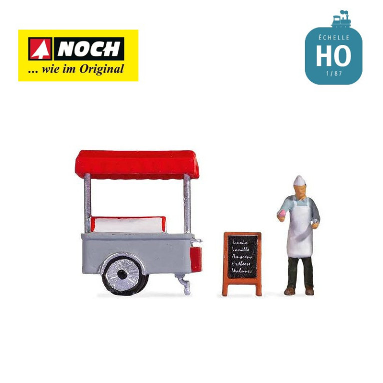 Tiny-Scenes «Chariot de glaces » HO Noch 16504