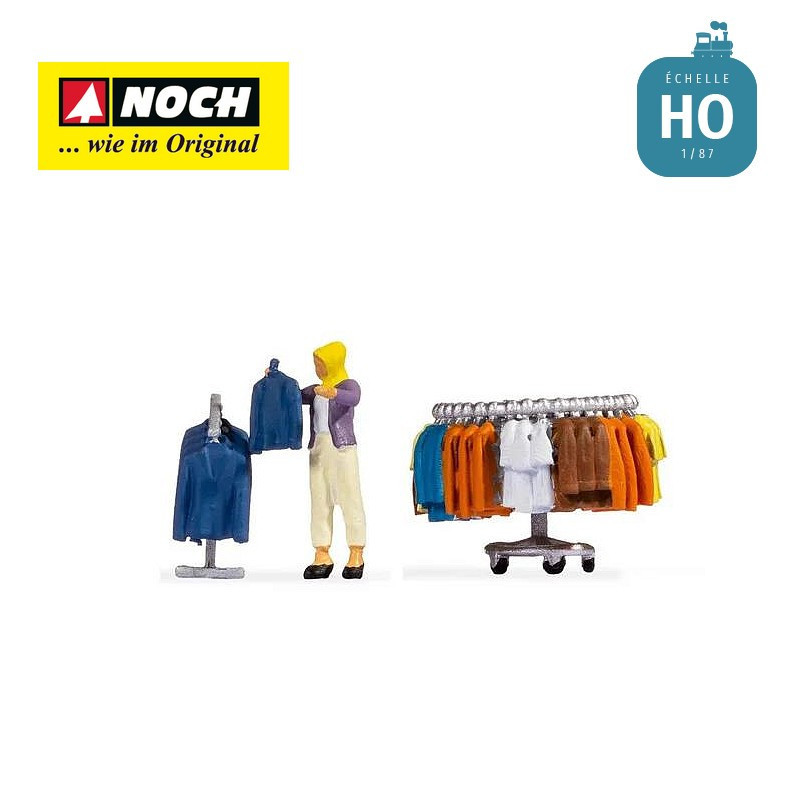 Tiny-Scenes « Achat de vêtements » HO Noch 16509
