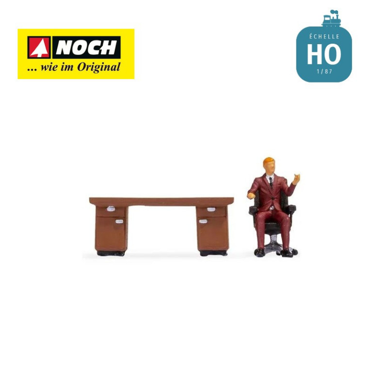 Tiny-Scenes « Au bureau » HO Noch 16518 - Maketis