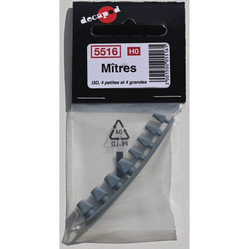 Mitres (8 pcs) HO Decapod 5516