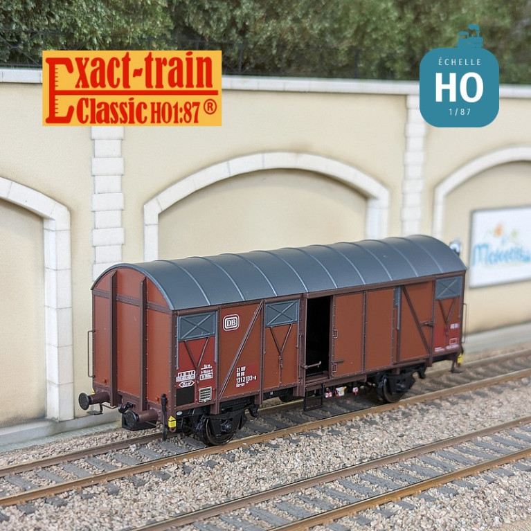 Grs-v 212 boxcar with aluminium ventilation flap DB Ep IV HO Exact-Train EX20980 - Maketis Grs-v 212 boxcar with aluminium ventilation flap DB Ep IV HO Exact-Train EX20980 - Maketis