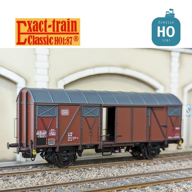 Grs-v 212 boxcar with aluminium ventilation flap DB Ep IV HO Exact-Train EX20980 - Maketis Grs-v 212 boxcar with aluminium ventilation flap DB Ep IV HO Exact-Train EX20980 - Maketis
