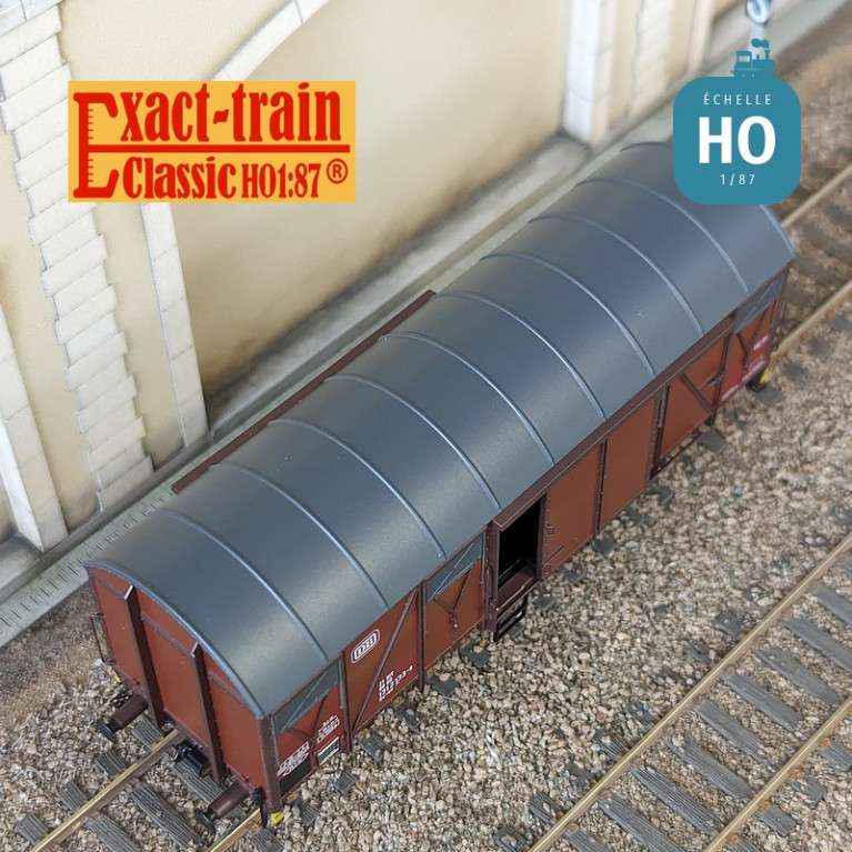 Grs-v 212 boxcar with aluminium ventilation flap DB Ep IV HO Exact-Train EX20980 - Maketis Grs-v 212 boxcar with aluminium ventilation flap DB Ep IV HO Exact-Train EX20980 - Maketis