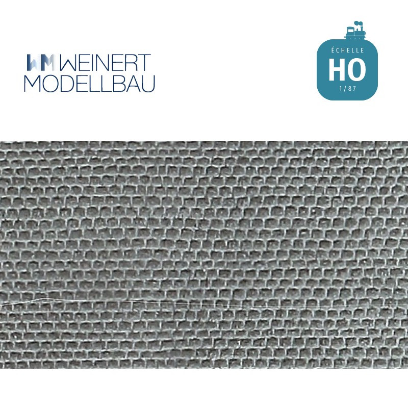 Route en pavés gris Weinert HO 34004 - Maketis