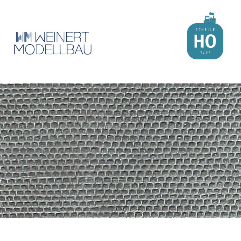 Route en pavés gris Weinert HO 34004 - Maketis Route en pavés gris Weinert HO 34004 - Maketis