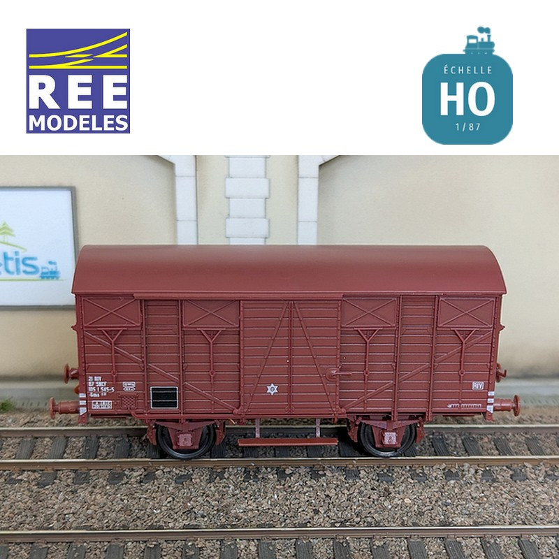 Wagon couvert OCEM 19 SNCF EP IV HO REE WB-693 - Maketis