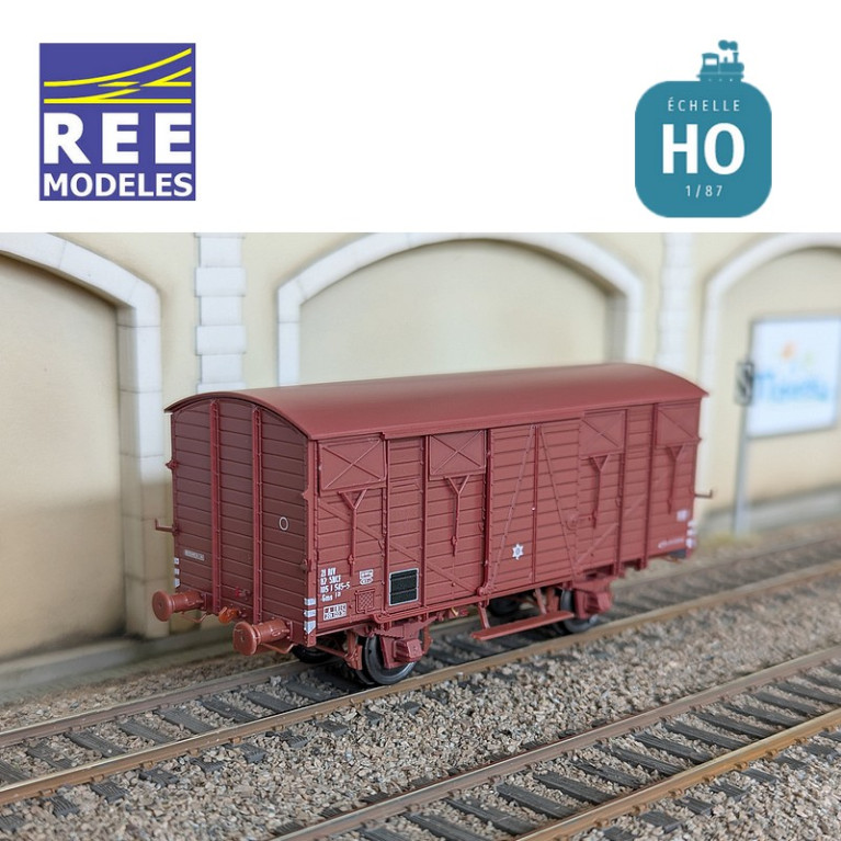 Wagon couvert OCEM 19 SNCF EP IV HO REE WB-693 - Maketis