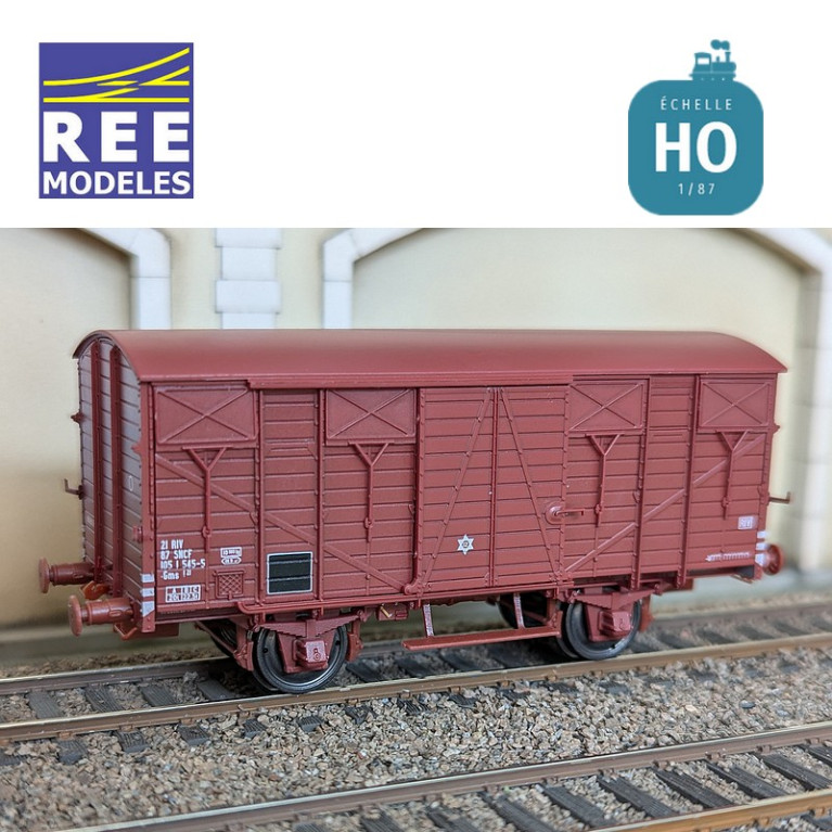 Wagon couvert OCEM 19 SNCF EP IV HO REE WB-693 - Maketis