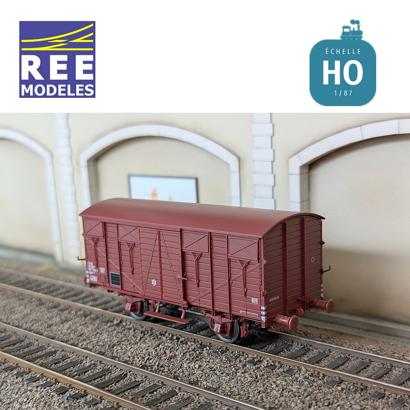 Wagon couvert OCEM 19 SNCF EP IV HO REE WB-693 - Maketis