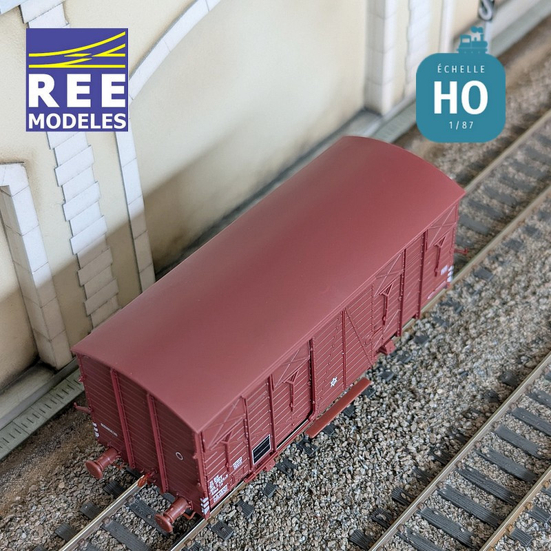Wagon couvert OCEM 19 SNCF EP IV HO REE WB-693 - Maketis