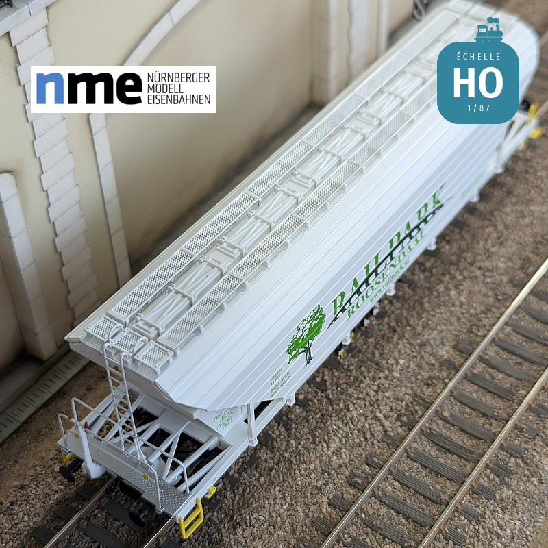 Grain wagon Uagpps 80m3 RAILPARK-ROOSENDAAL white Ep VI HO NME 513607 - Maketis