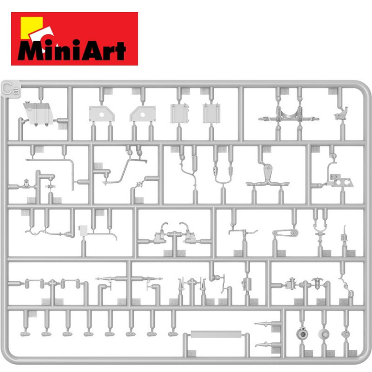Char américain M3 Stuart Initial Production Interior kit WWII 1/35 MiniArt 35401 - Maketis