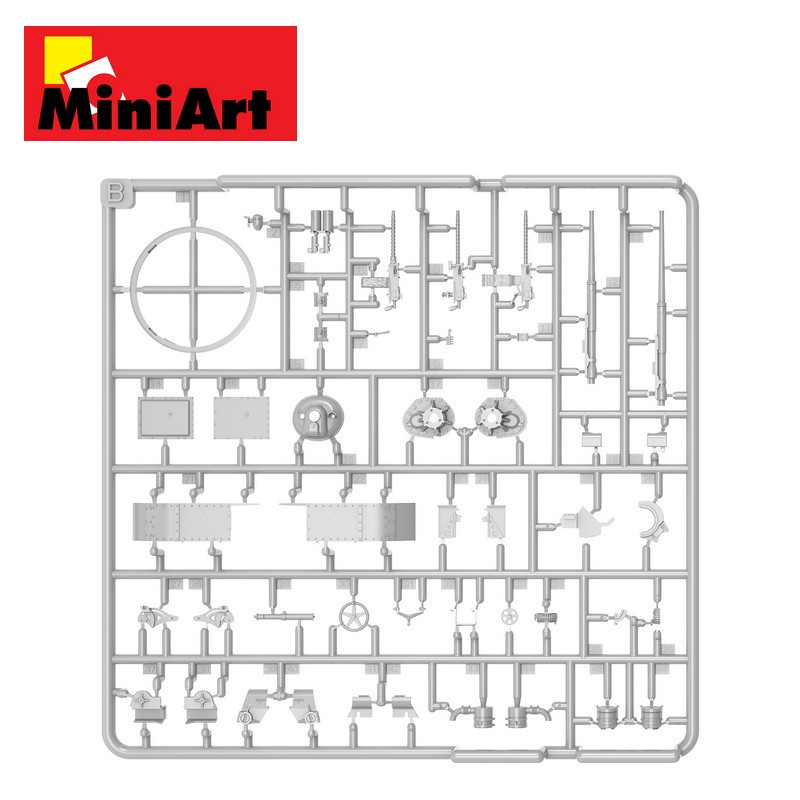 Char américain M3 Stuart Initial Production Interior kit WWII 1/35 MiniArt 35401 - Maketis