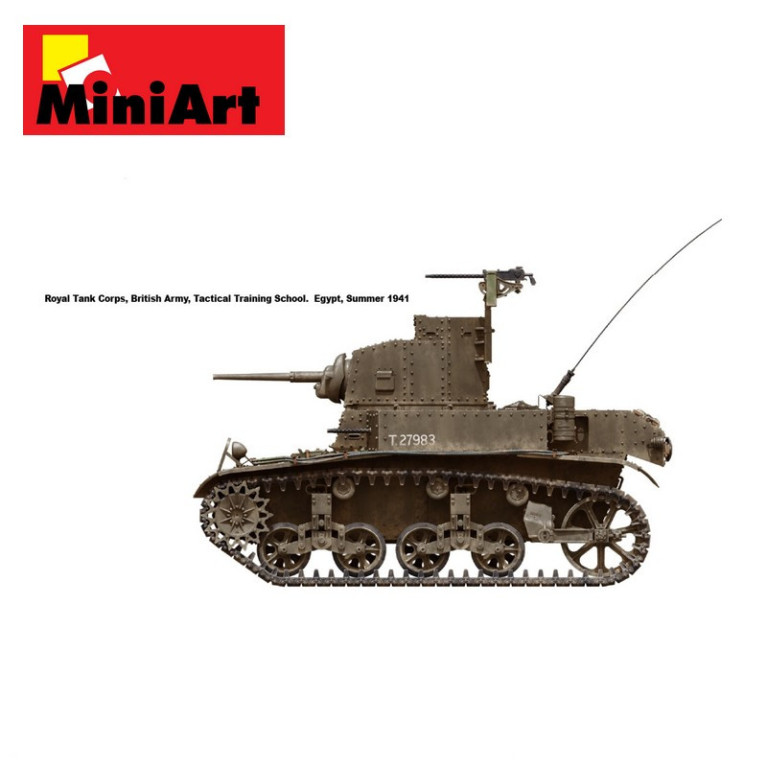 Char américain M3 Stuart Initial Production Interior kit WWII 1/35 MiniArt 35401 - Maketis