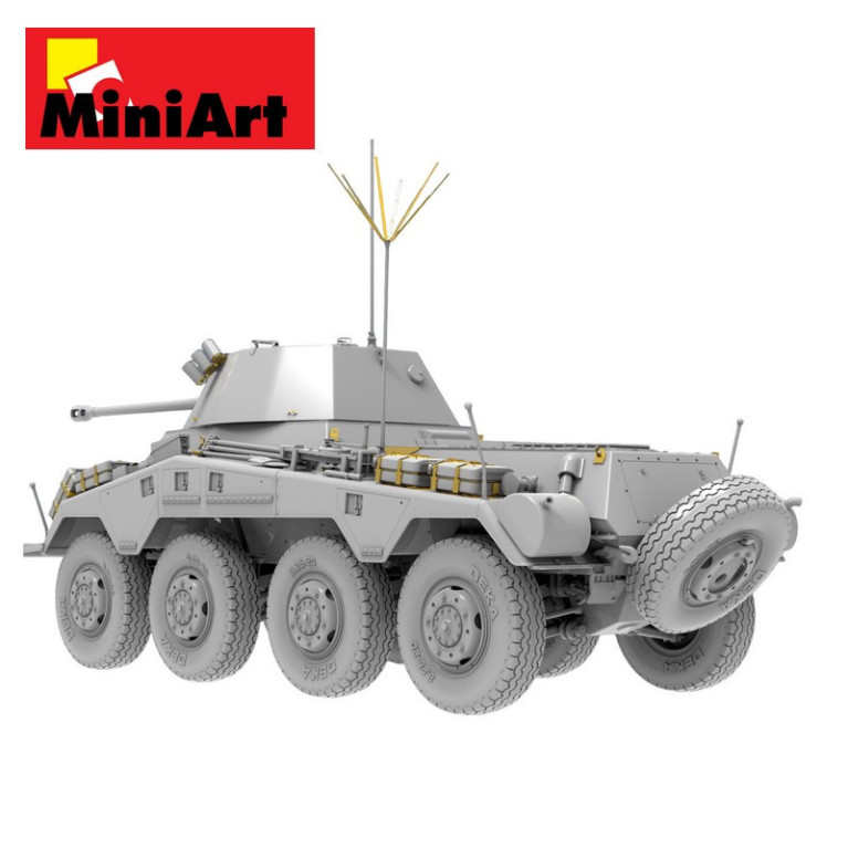 Véhicule blindé antichar allemand SD.KFZ.234/2 PUMA WWII 1/35 MiniArt 35419 - Maketis