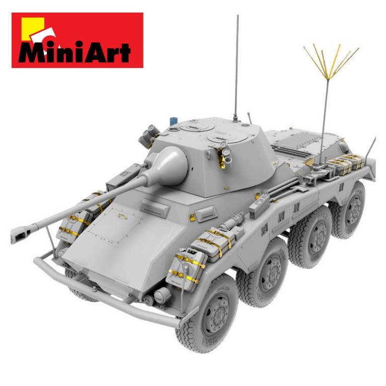 Véhicule blindé antichar allemand SD.KFZ.234/2 PUMA WWII 1/35 MiniArt 35419 - Maketis