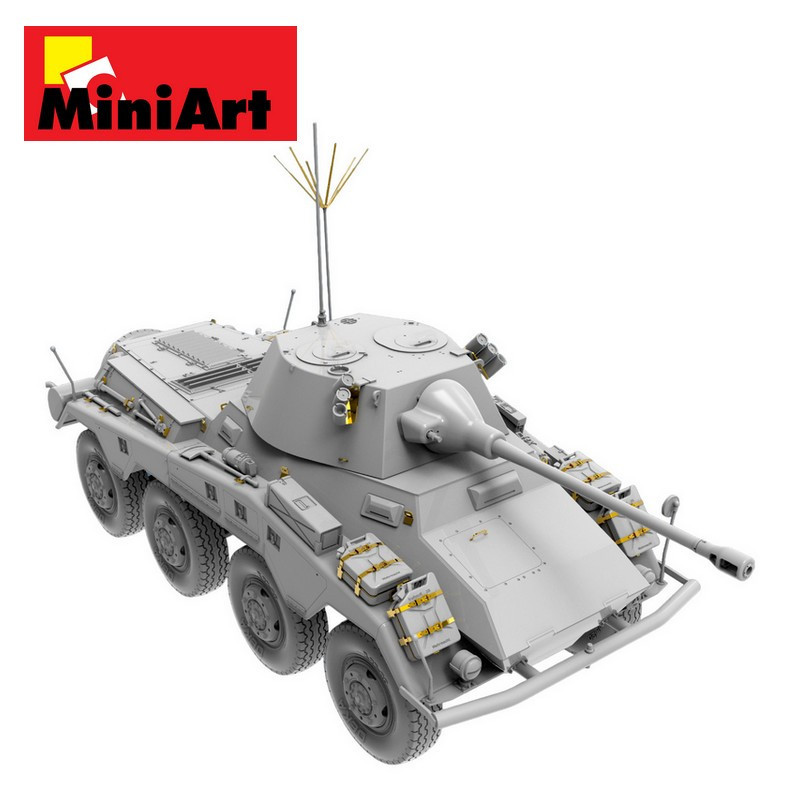 Véhicule blindé antichar allemand SD.KFZ.234/2 PUMA WWII 1/35 MiniArt 35419 - Maketis