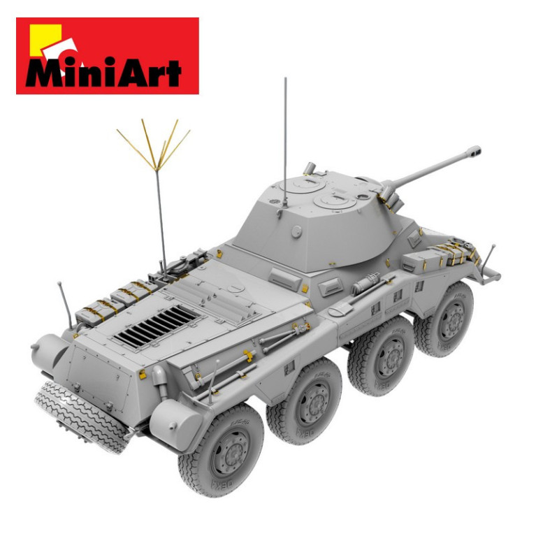 Véhicule blindé antichar allemand SD.KFZ.234/2 PUMA WWII 1/35 MiniArt 35419 - Maketis