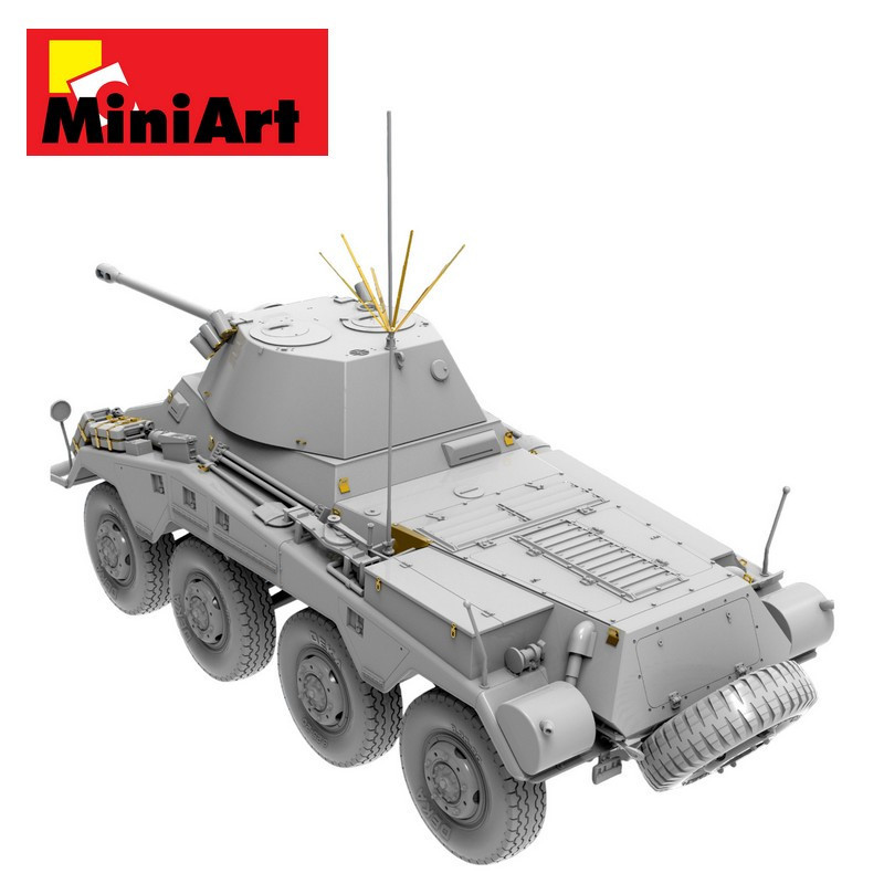 Véhicule blindé antichar allemand SD.KFZ.234/2 PUMA WWII 1/35 MiniArt 35419 - Maketis