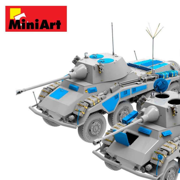 Véhicule blindé antichar allemand SD.KFZ.234/2 PUMA WWII 1/35 MiniArt 35419 - Maketis