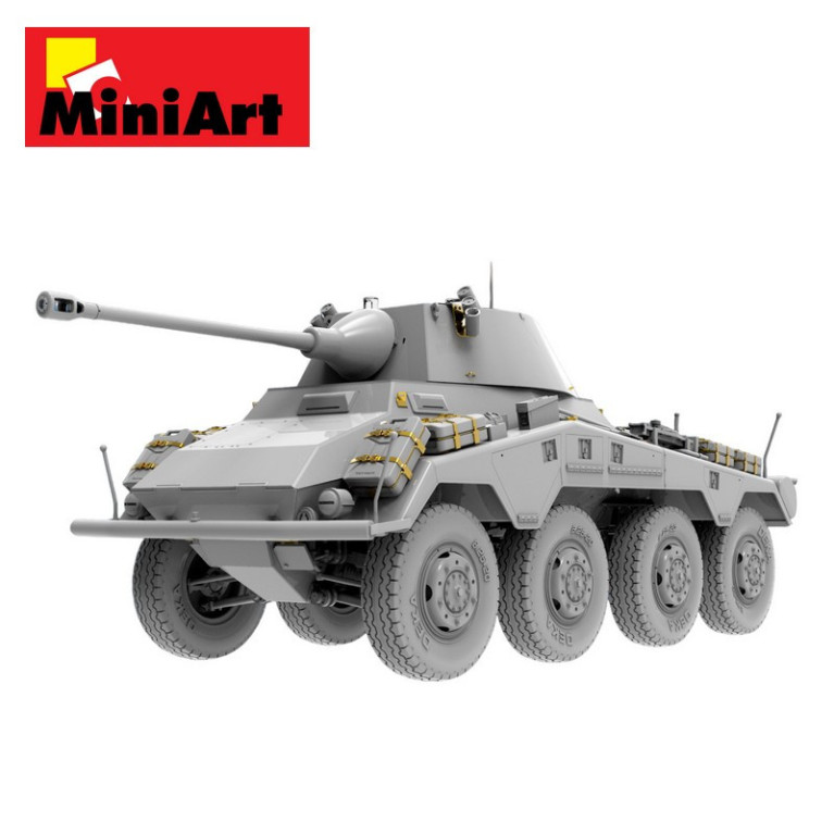 Véhicule blindé antichar allemand SD.KFZ.234/2 PUMA WWII 1/35 MiniArt 35419 - Maketis