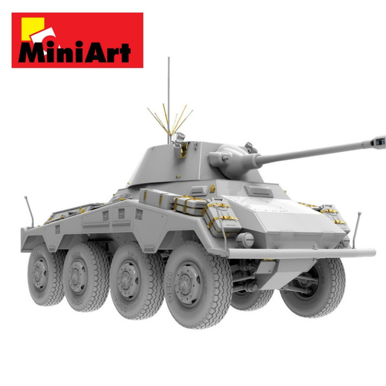 Véhicule blindé antichar allemand SD.KFZ.234/2 PUMA WWII 1/35 MiniArt 35419 - Maketis