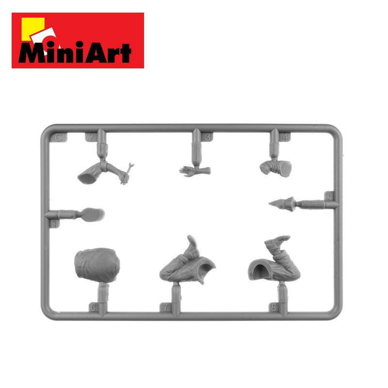 Equipe de réparateurs de char US avec moteur Continental W670 WWII 1/35 MiniArt 35461
