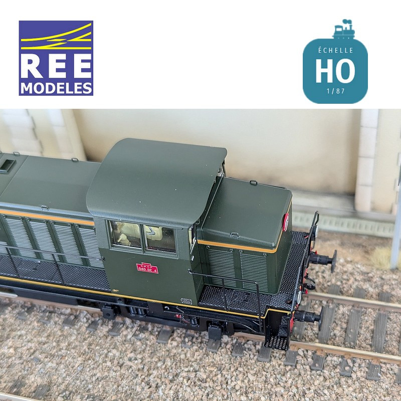 Diesellokomotive 040 DE 04 Geliefert Ursprungsregion Sud-Est SNCF Ep III Analog HO REE JM-012 - Maketis