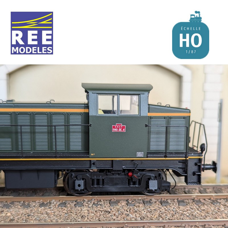 Diesellokomotive 040 DE 04 Geliefert Ursprungsregion Sud-Est SNCF Ep III Analog HO REE JM-012 - Maketis