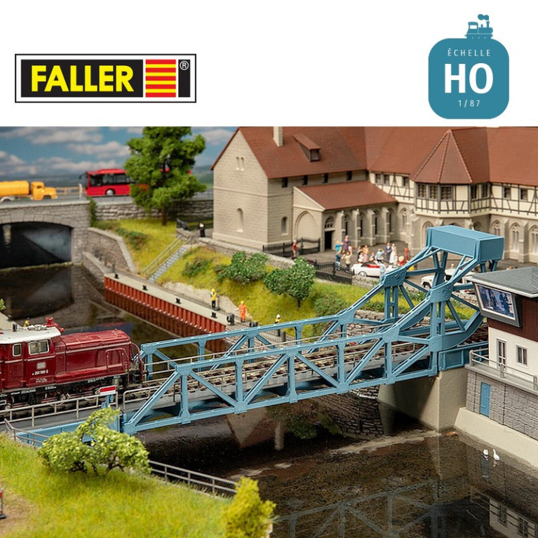 Pont basculant avec entraînement HO Faller 120506 - Maketis