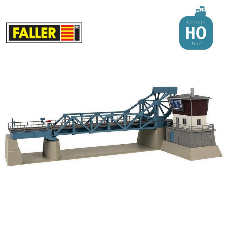 Pont basculant avec entraînement HO Faller 120506 - Maketis